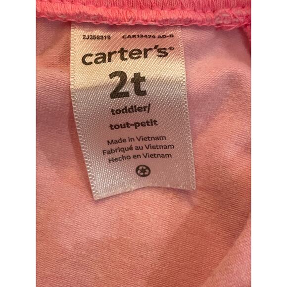 Carter's Pink and Gray 1/4 zip girls pullover 2T - Picture 3 of 4
